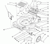 Toro 26622 - Lawnmower, 1991 (1000001-1999999) Pièces détachées HOUSING ASSEMBLY