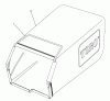 Toro 26623 - Lawnmower, 1991 (0000001-0999999) Pièces détachées GRASS BAG ASSEMBLY