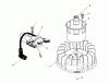 Toro 26623 - Lawnmower, 1991 (0000001-0999999) Pièces détachées MAGNETO & FLYWHEEL ASSEMBLY (ENGINE MODEL NO. VML0-2)