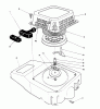 Toro 26623 - Lawnmower, 1991 (0000001-0999999) Pièces détachées RECOIL ASSEMBLY (ENGINE MODEL NO. VML0-2)