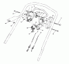 Toro 26623 - Lawnmower, 1991 (0000001-0999999) Pièces détachées TRACTION CONTROL ASSEMBLY