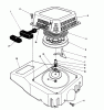 Toro 26624 - Lawnmower, 1988 (8000001-8999999) Pièces détachées RECOIL ASSEMBLY (MODEL NO. VMH7)