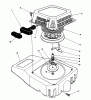 Toro 26624C - Lawnmower, 1989 (9000001-9999999) Pièces détachées RECOIL ASSEMBLY (ENGINE MODEL NO. VMG6, VMH7 & VMJ8)