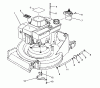 Toro 26624 - Lawnmower, 1990 (0000001-0001101) Pièces détachées ENGINE ASSEMBLY