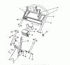 Toro 26624 - Lawnmower, 1990 (0000001-0001101) Pièces détachées HANDLE ASSEMBLY