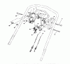 Toro 26624 - Lawnmower, 1990 (0000001-0001101) Pièces détachées TRACTION CONTROL ASSEMBLY