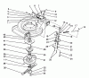 Toro 26626 - Lawnmower, 1990 (0000001-0999999) Pièces détachées BLADE BRAKE CLUTCH ASSEMBLY