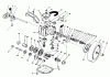 Toro 26624 - Lawnmower, 1990 (0001102-0999999) Pièces détachées GEAR CASE ASSEMBLY