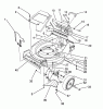 Toro 26624 - Lawnmower, 1990 (0001102-0999999) Pièces détachées HOUSING ASSEMBLY