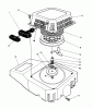 Toro 26624 - Lawnmower, 1990 (0001102-0999999) Pièces détachées RECOIL ASSEMBLY (ENGINE MODEL NO. VMK9-3)