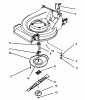 Toro 26625B - Lawnmower, 1993 (3900001-3999999) Pièces détachées BLADE ASSEMBLY