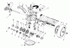 Toro 26625CS - Lawnmower, 1989 (9000001-9999999) Pièces détachées GEAR CASE ASSEMBLY