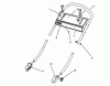 Toro 26630B - Lawnmower, 1994 (4900001-4999999) Pièces détachées HANDLE ASSEMBLY