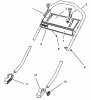 Toro 26631B - Lawnmower, 1994 (4900001-4999999) Pièces détachées HANDLE ASSEMBLY
