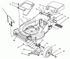 Toro 26631B - Lawnmower, 1994 (4900001-4999999) Pièces détachées HOUSING ASSEMBLY