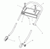 Toro 26632 - Lawnmower, 1997 (7900001-7999999) Pièces détachées HANDLE ASSEMBLY