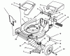 Toro 26635BG - Lawnmower, 1993 (3900001-3999999) Pièces détachées HOUSING ASSEMBLY