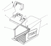 Toro 26636 - Lawnmower, 1997 (7900001-7999999) Pièces détachées GRASS BAG ASSEMBLY