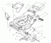Toro 26636 - Lawnmower, 1997 (7900001-7999999) Pièces détachées HOUSING ASSEMBLY