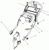 Toro 26636B - Lawnmower, 1996 (6900001-6999999) Pièces détachées HANDLE ASSEMBLY