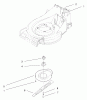 Toro 26637 - Lawnmower, 1998 (8900001-8999999) Pièces détachées BLADE ASSEMBLY