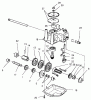 Toro 26637 - Lawnmower, 1999 (9900001-9999999) Pièces détachées GEAR CASE ASSEMBLY NO. 62-6673