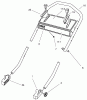 Toro 26637 - Lawnmower, 1999 (9900001-9999999) Pièces détachées HANDLE ASSEMBLY