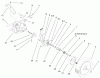 Toro 26638 - Lawnmower, 1999 (9900001-9999999) Pièces détachées REAR AXLE ASSEMBLY