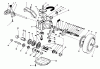 Toro 26641 - Lawnmower, 1989 (9000001-9999999) Pièces détachées GEAR CASE ASSEMBLY