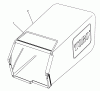 Toro 26641 - Lawnmower, 1989 (9000001-9999999) Pièces détachées GRASS BAG ASSEMBLY
