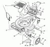 Toro 26641 - Lawnmower, 1989 (9000001-9999999) Pièces détachées HOUSING ASSEMBLY
