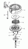 Toro 26641 - Lawnmower, 1989 (9000001-9999999) Pièces détachées REWIND STARTER TECUMSEH NO. 590621