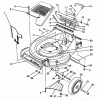 Toro 26642 - Lawnmower, 1989 (9000001-9999999) Pièces détachées HOUSING ASSEMBLY #2