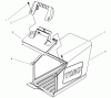 Toro 26643 - Lawnmower, 1997 (7900001-7999999) Pièces détachées GRASS BAG ASSEMBLY