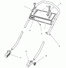 Toro 26643 - Lawnmower, 1997 (7900001-7999999) Pièces détachées HANDLE ASSEMBLY