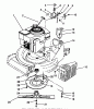 Toro 26651 - Lawnmower, 1989 (9000001-9999999) Pièces détachées ENGINE ASSEMBLY