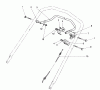 Toro 26680 - Lawnmower, 1990 (0000001-0999999) Pièces détachées TRACTION CONTROL ASSEMBLY