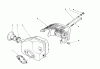Toro 26682 - Lawnmower, 1990 (0000001-0999999) Pièces détachées MUFFLER ASSEMBLY (ENGINE NO. 47PK9-2)