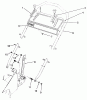 Toro 26683 - Lawnmower, 1990 (0000001-0999999) Pièces détachées HANDLE ASSEMBLY