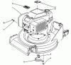 Toro 27501 - Lawnmower, 1992 (2000001-2999999) Pièces détachées ENGINE ASSEMBLY
