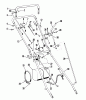 Toro 23301 - Lawnmower, 1967 (7000001-7999999) Pièces détachées 25" & 34" HANDLE ASSEMBLY