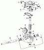 Toro 23267 - Lawnmower, 1980 (0000001-0999999) Spareparts GEAR CASE ASSEMBLY