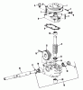 Toro 23267 - Lawnmower, 1985 (5000001-5999999) Pièces détachées GEAR CASE ASSEMBLY