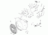 Toro 74140 (724-Z) - 724-Z Tractor, 1995 (590001-599999) Pièces détachées BLOWER HOUSING ASSEMBLY