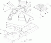 Toro 74327 (Z420) - TimeCutter Z420 Riding Mower, 2006 (260020000-260999999) Pièces détachées STYLING ASSEMBLY