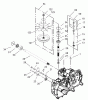 Toro 74350 (17-42Z) - 17-42Z TimeCutter Z Riding Mower, 2003 (230000001-230999999) Listas de piezas de repuesto y dibujos FAN AND PULLEY ASSEMBLY LH HYDROSTAT NO. 105-3492