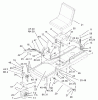 Toro 74350 (17-42Z) - 17-42Z TimeCutter Z Riding Mower, 2003 (230000001-230999999) Listas de piezas de repuesto y dibujos FRAME ASSEMBLY