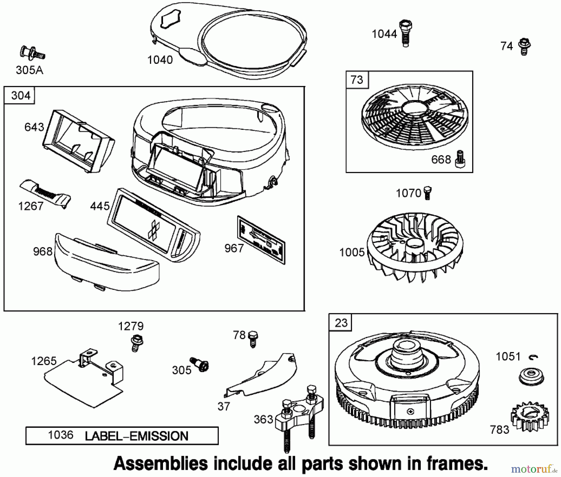  Toro Neu Mowers, Zero-Turn 74352 (Z480) - Toro TimeCutter Z480 Riding Mower, 2005 (250000001-250999999) BLOWER HOUSING ASSEMBLY BRIGGS AND STRATTON 31K777-0190-E1