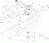 Toro 74353 (Z480) - TimeCutter Z480 Riding Mower, 2006 (260000001-260999999) Pièces détachées ENGINE ASSEMBLY