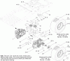 Toro 74366 (Z4235) - TimeCutter Z4235 Riding Mower, 2010 (310000001-310999999) Listas de piezas de repuesto y dibujos HYDRO TRACTION DRIVE ASSEMBLY